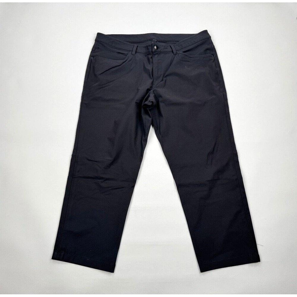 Lululemon ABC Pant Classic Warpstreme Mens 38 Flaws* Stretch Pockets On the Move